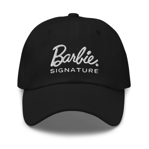 Barbie Signature Logo Black Baseball Hat