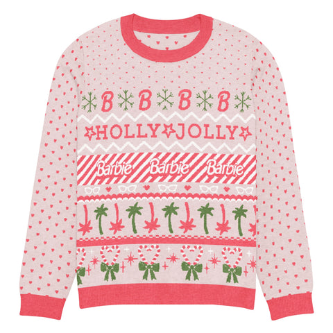 Barbie Holly Jolly Pink Ugly Sweater
