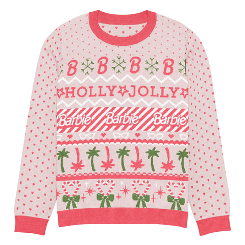 Barbie Holly Jolly Pink Ugly Sweater