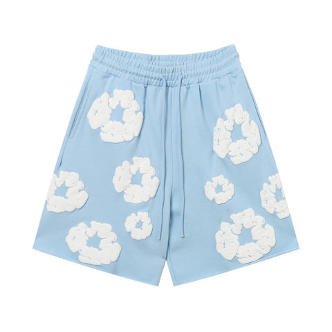 Denim Tears Shorts Premium-quality puff print casual streetwear style