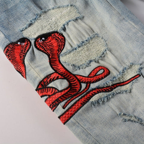 Men Trendy Jeans High-street trendy apparel