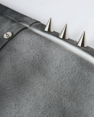 Vintage American Wash Spiked Denim Shorts