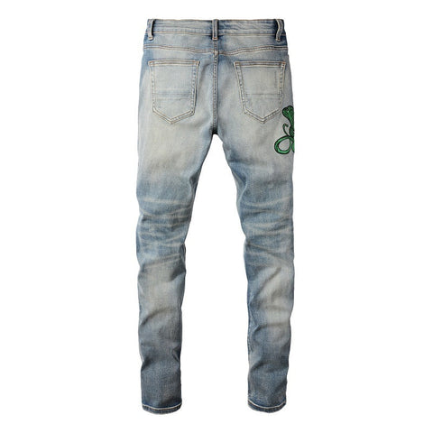 Men Trendy Jeans High-street trendy apparel