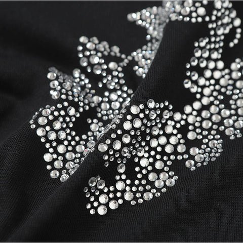 Denim Tears T Shirts Rhinestones