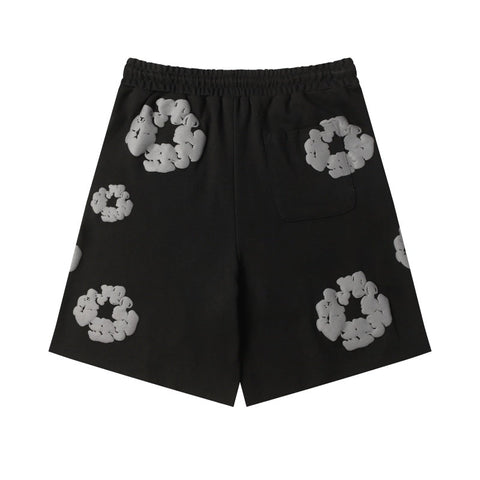 Denim Tears Shorts Premium-quality puff print casual streetwear style