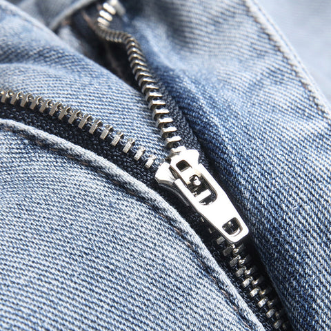 Mens Fashion Jeans Destroy embroidery thread balls 5720#