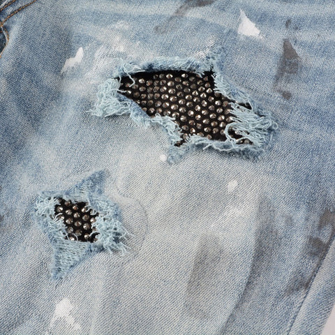 Men Trendy Jeans High-street trendy apparel