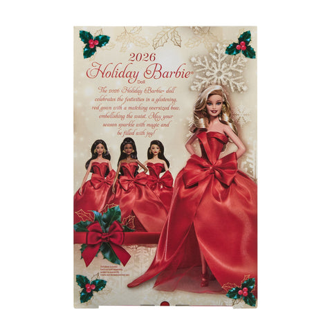 Barbie Signature 2026 Holiday Barbie Doll with Blonde Hair
