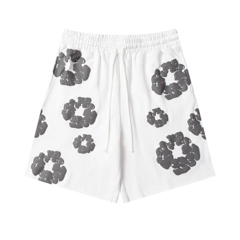Denim Tears Shorts Premium-quality puff print casual streetwear style