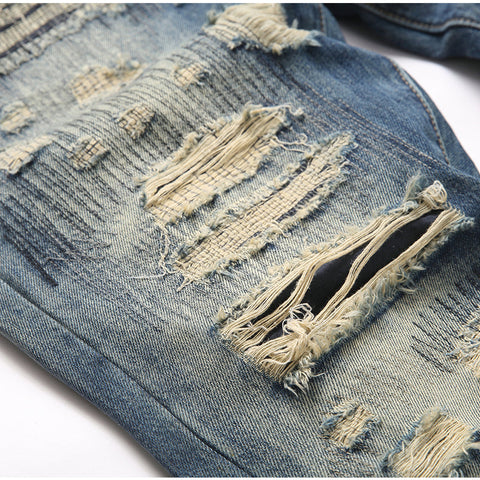 Mens Fashion Jeans damaged #027