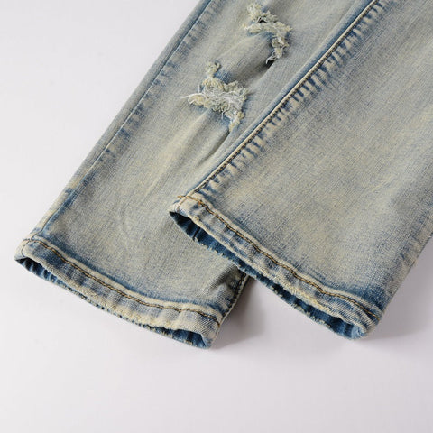 Men Trendy Jeans High-street trendy apparel