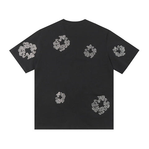 Denim Tears T Shirts Rhinestones