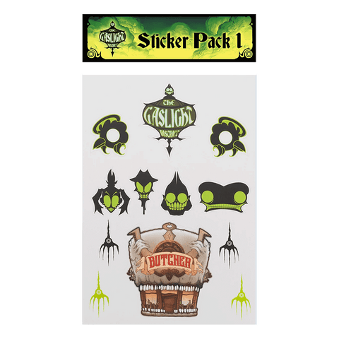 Gaslight District Sticker Set