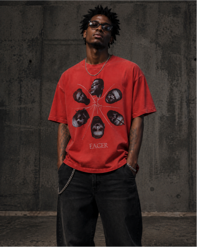 Vintage Washed Portrait Graphic Tee