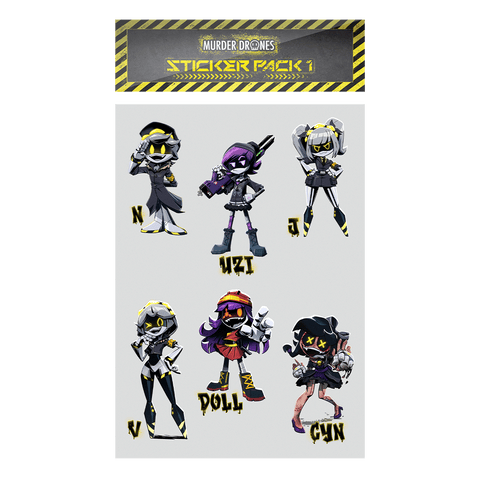 Murder Drones Sticker Pack 1