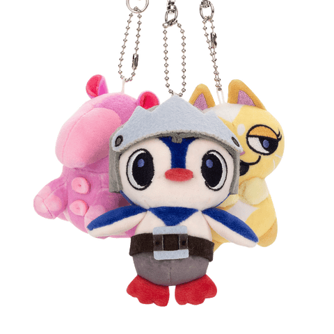 Space Trio Plush Keychains