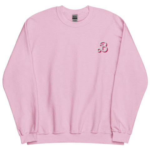 Barbie Still Plays with Barbie Dolls Pink Sweatshirt