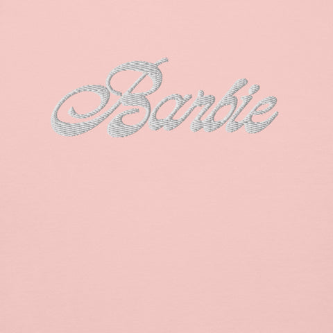 Barbie Rise and Shine Embroidered Pink Hoodie