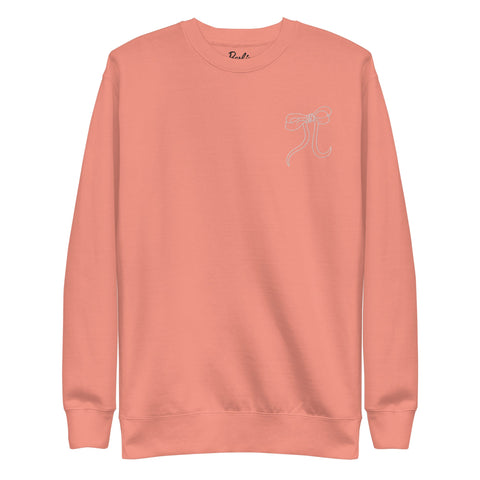 Barbie Peaches 'n Cream Embroidered Peach Sweatshirt