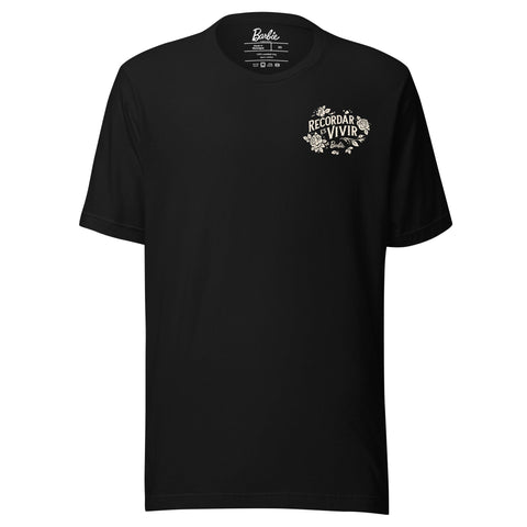 Barbie Día de Muertos Ken Recordar es Vivir Black T-shirt