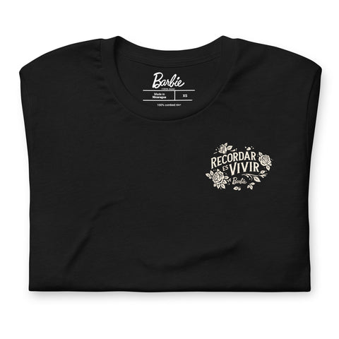 Barbie Día de Muertos Ken Recordar es Vivir Black T-shirt