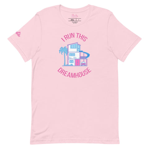 Barbie I Run This Dreamhouse Pink T-Shirt