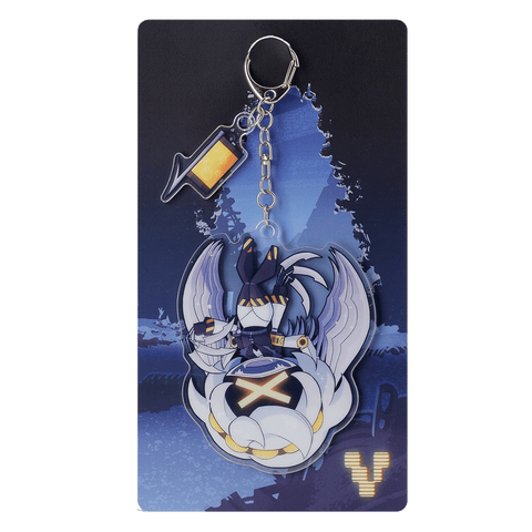 V Hang Tail Keychain