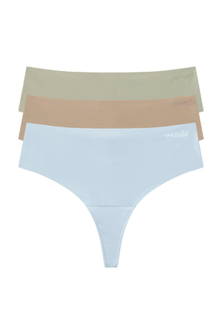 W637 padded thong 3-pack
